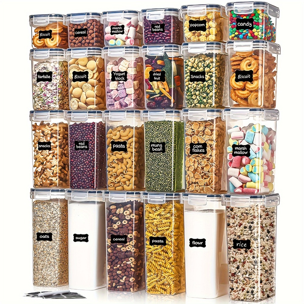 Kitchen Gadgets And Equipment - Conjunto de 24 Peças: 12 Potes