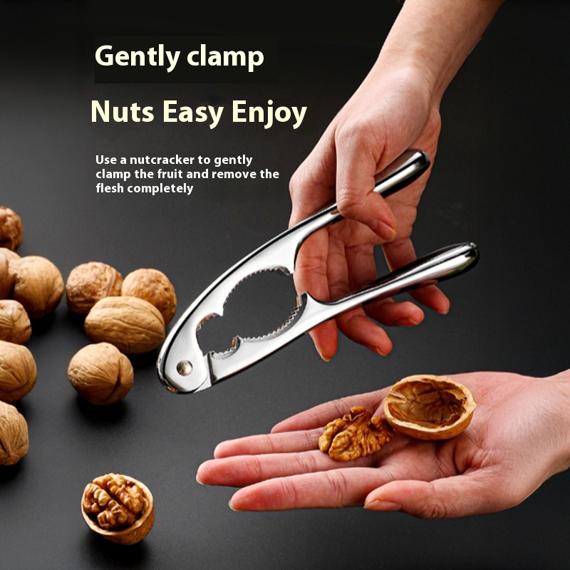 Kitchen Gadgets And Equipment - Cracker manual de aço inoxidável, utensílios