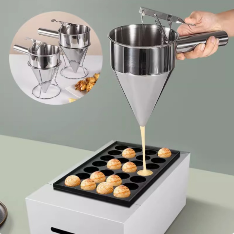 Kitchen Gadgets And Equipment - Funil Dosador de Líquidos em Aço