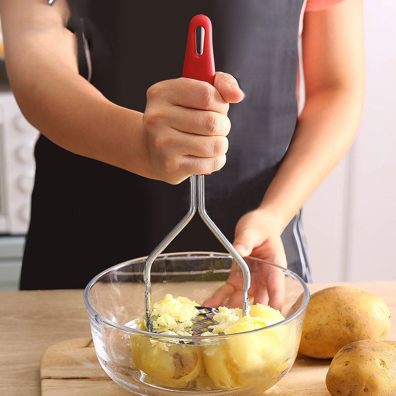 Kitchen Gadgets Machine - Triturador de batata manual de aço