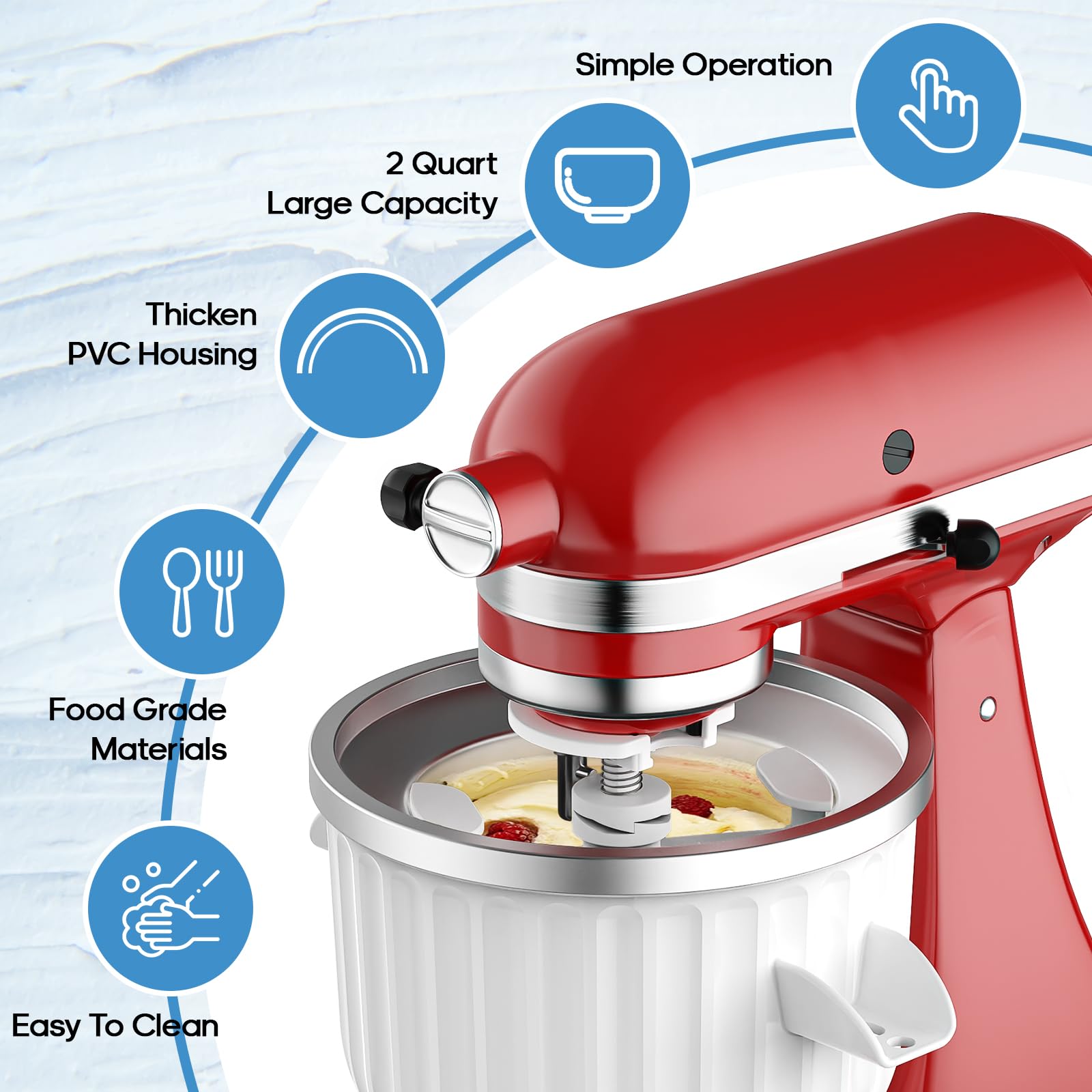 Acessório para Fazer Sorvete d - Kitchen Gadgets Machine avaliação e preço