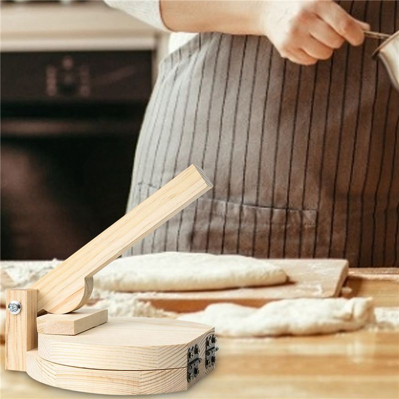 Prensa de Tortilhas de Madeira - Kitchen Gadgets Roti Maker avaliação e preço